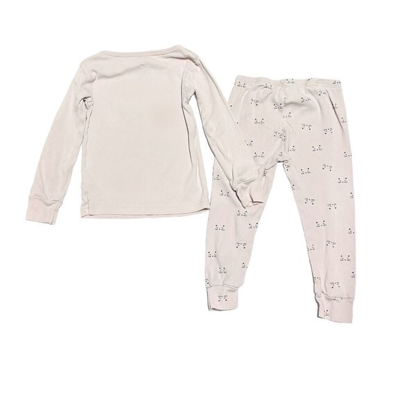 Carter's Toddler Be A Unicorn Long Sleeve Fitted PJ Set Pink - Picture 2 of 2